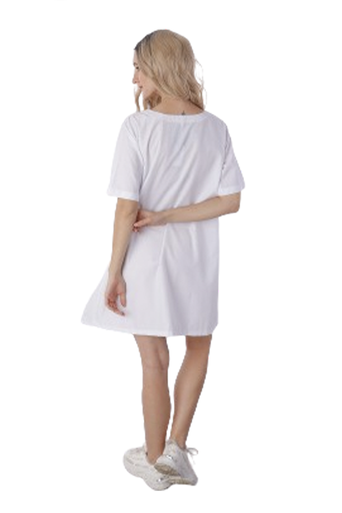 Penguin Embroidered Dress