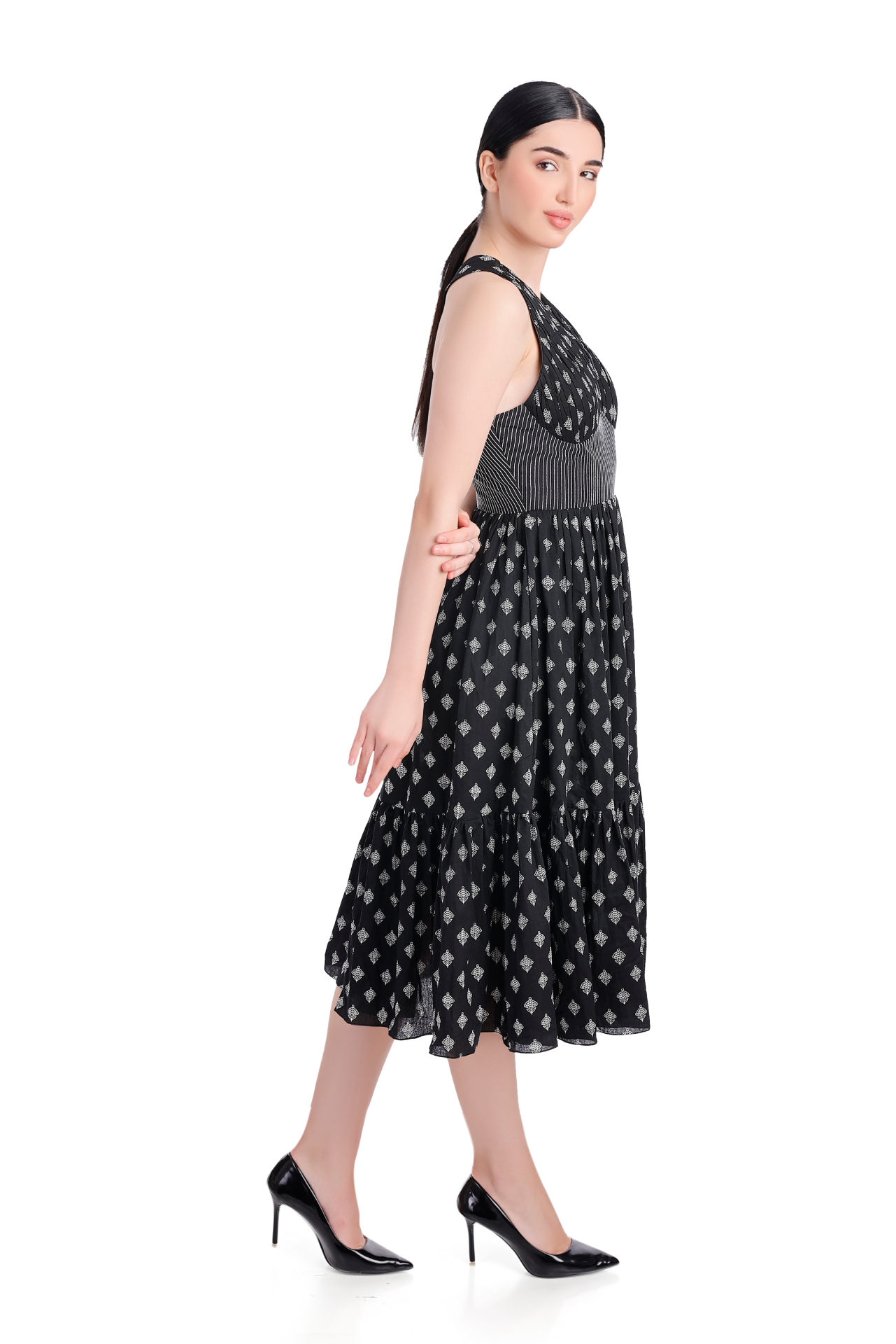 Maxi Dress with Cross Back