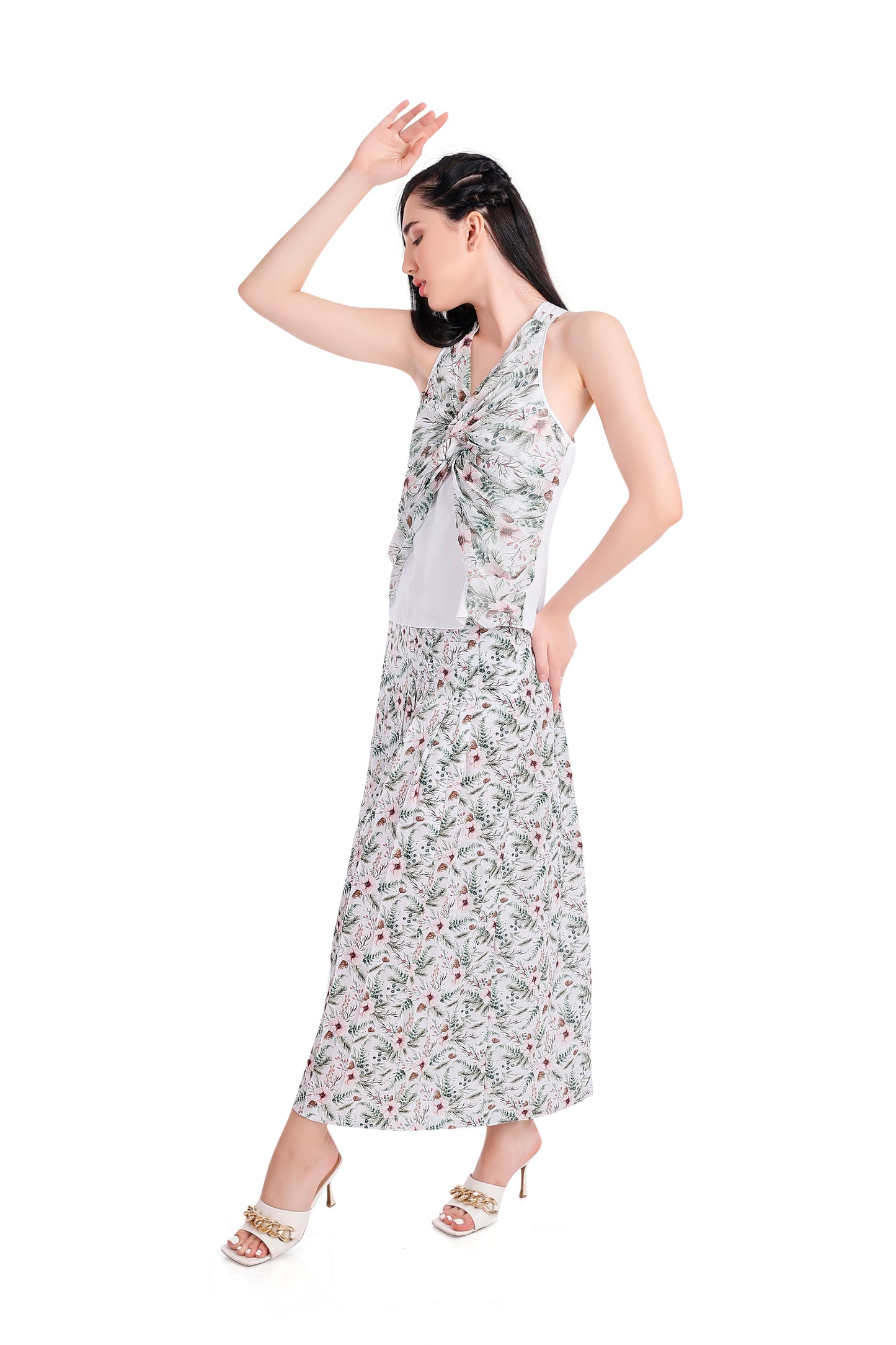Tropical Floral Print Co-ord Set