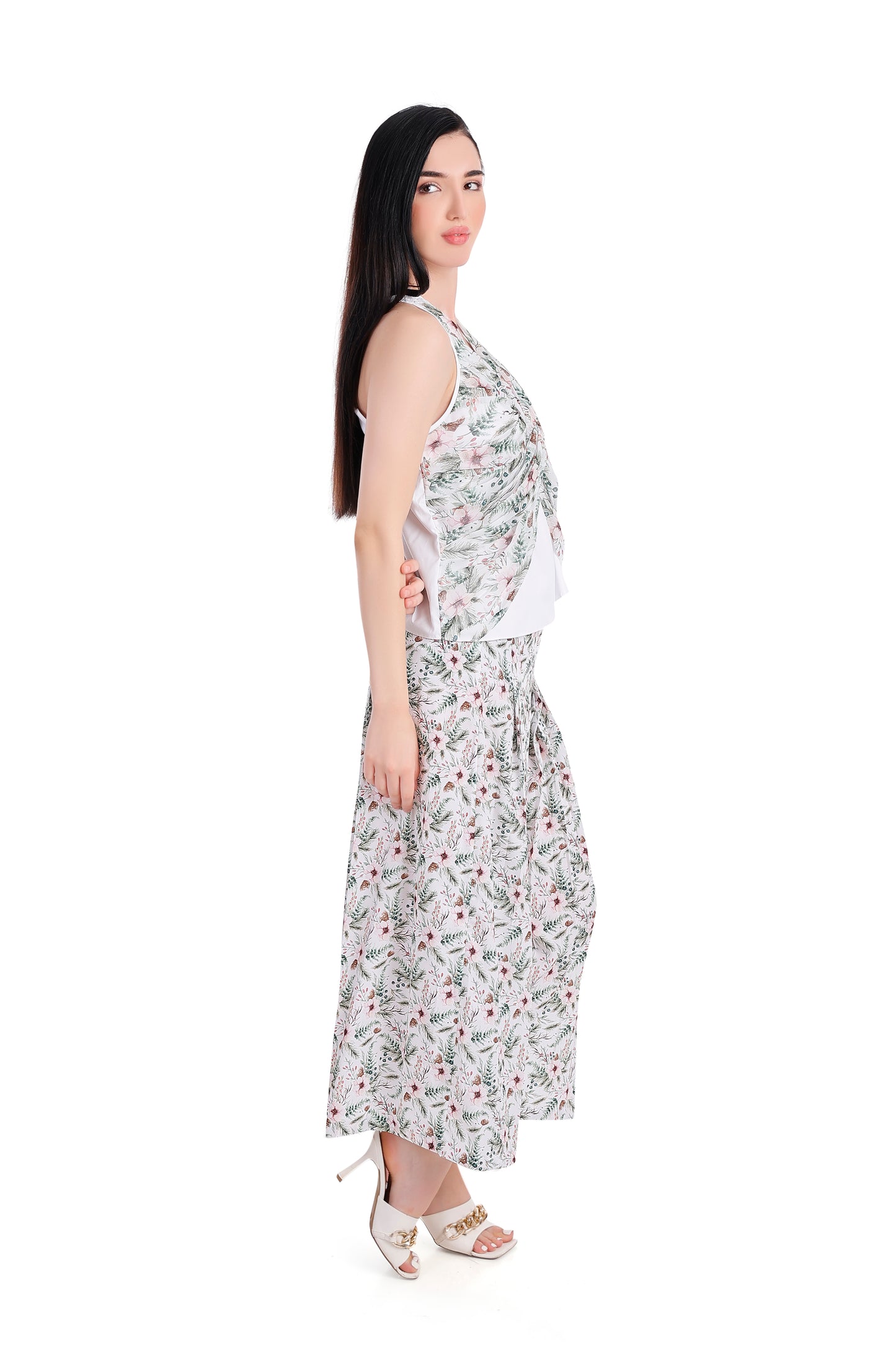 Tropical Floral Print Co-ord Set