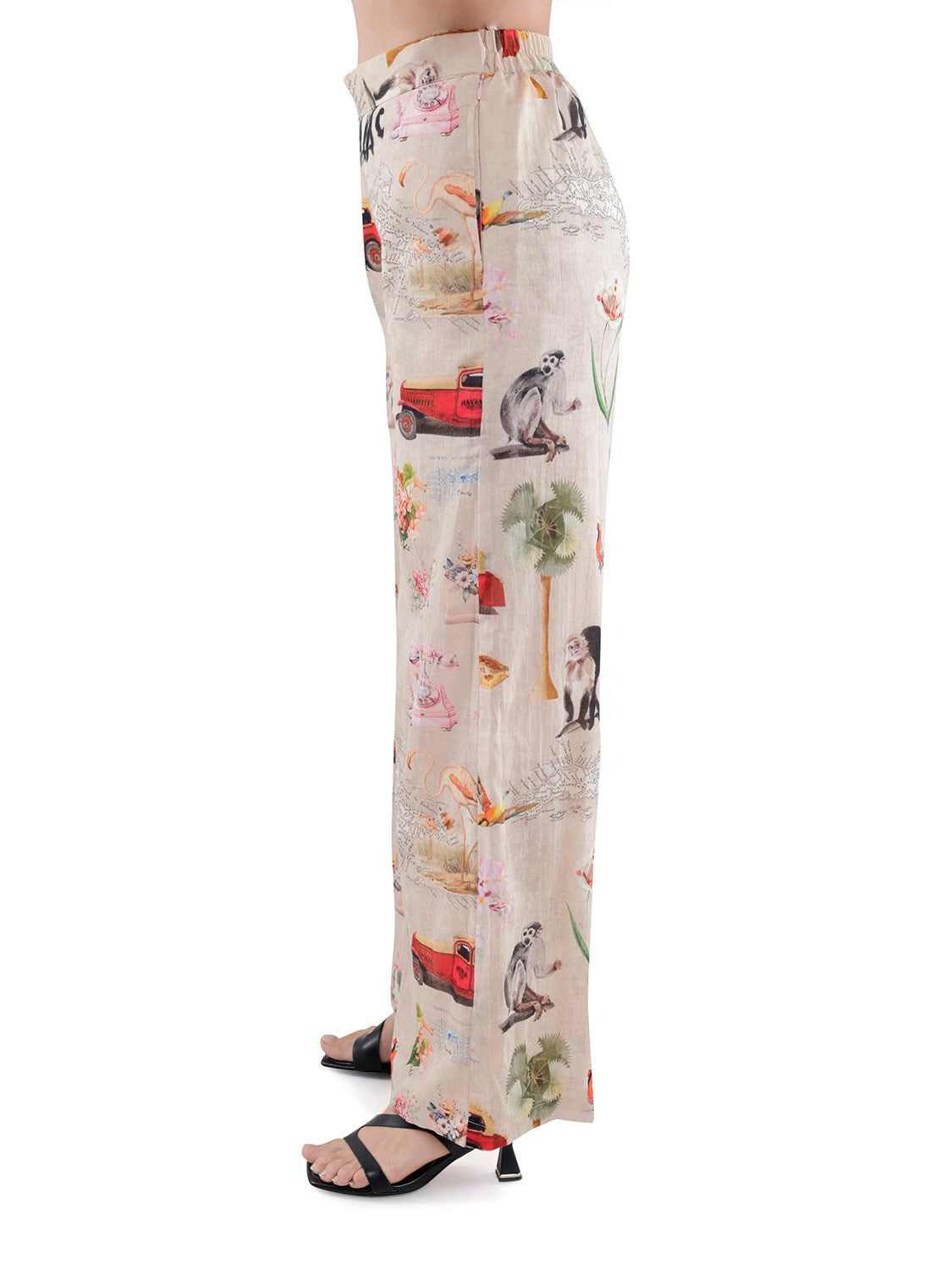 Fauna Printed Parallel Pants