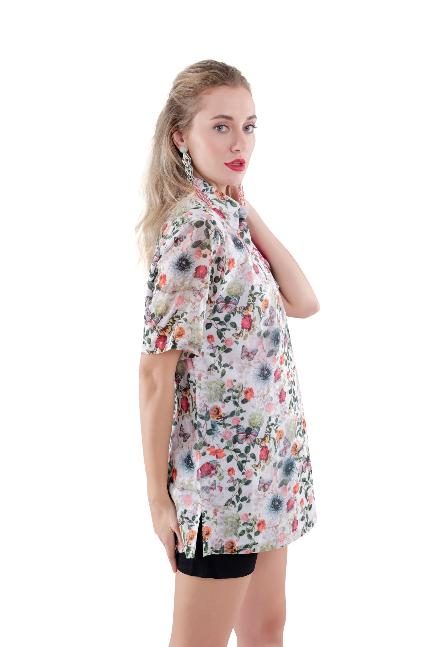 Flora Printed Short Sleeve Shirt