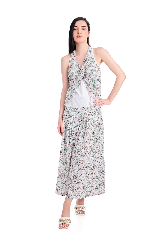 Tropical Floral Print Co-ord Set