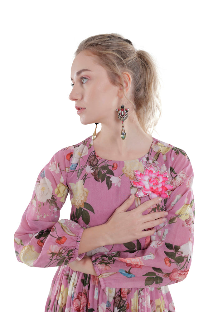 Azalea Printed Maxi Dress