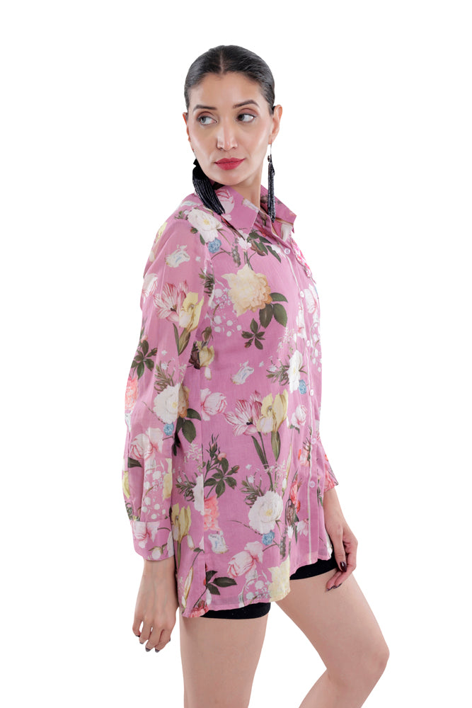 Azalea Printed Shirt