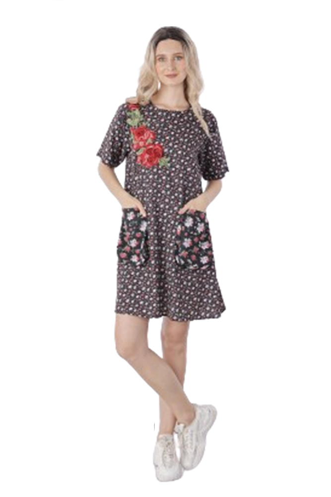Floral Printed Short Dress