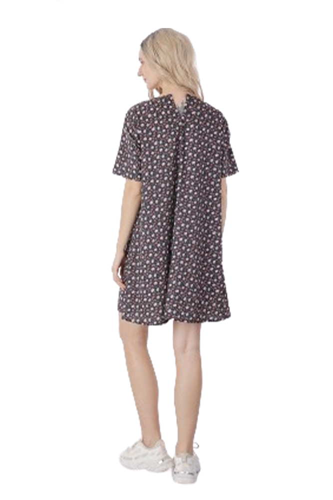 Floral Printed Short Dress