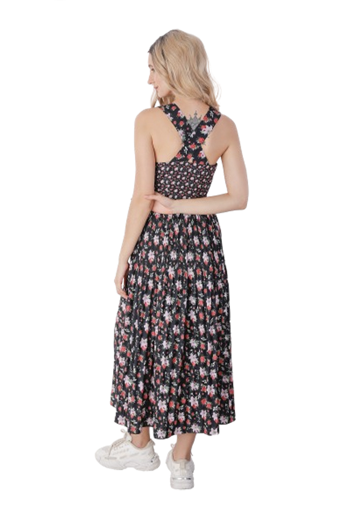 Floral Printed Midi Dress