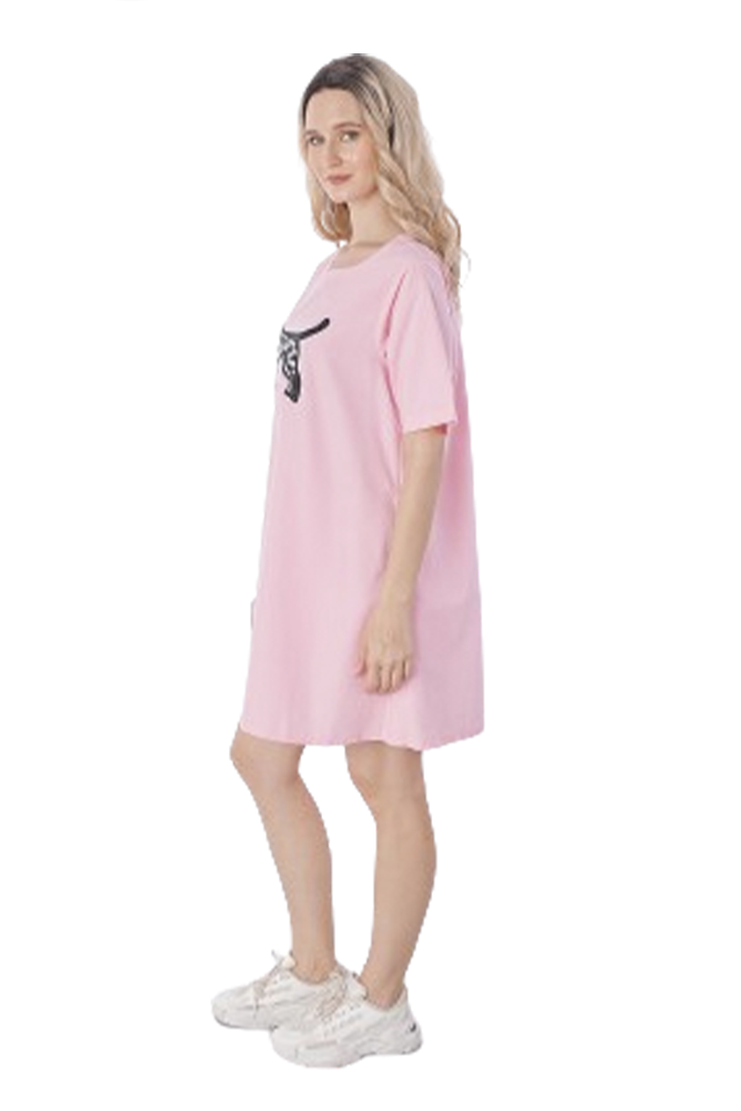 Dog Embroidered Dress