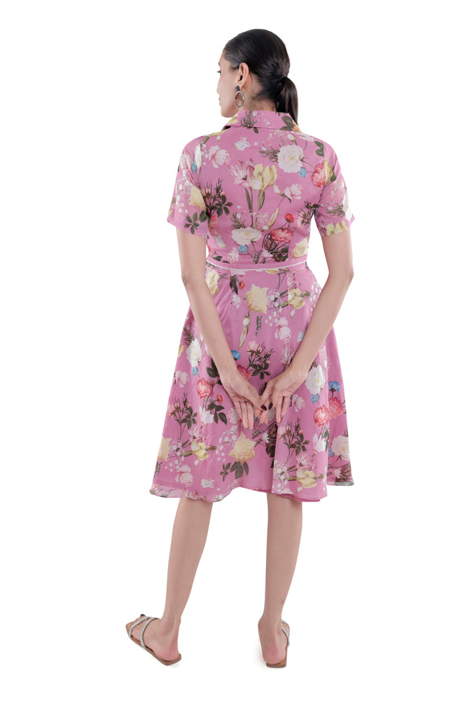 Azalea Printed Midi Dress